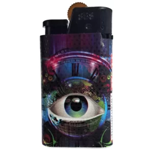 قیمت و خرید فندک دخترانه طرح چشم کد 13 | رنگ ثابت | طرح چشم سوم | کاژین