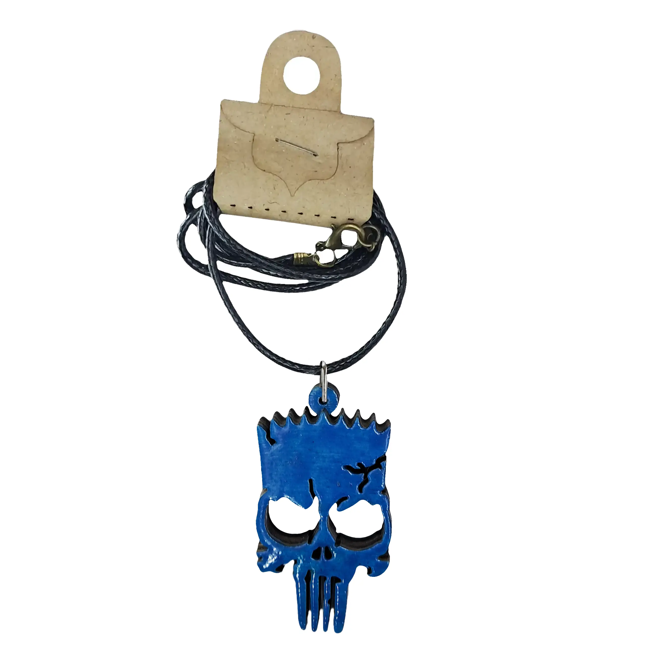 گردنبند بلکلایت طرح اسکلت کد b3167، یک گردنی و آویز چوبی بلک لایت که طرح آن برگرفته اسکلت جمجه انسان است، در این فروشگاه میتوانید با قیمت مناسب بصورت تک و عمده این جاسوئیچی را خرید نمایید.