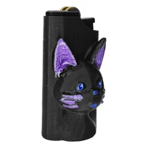 فندک دخترانه فانتزی طرح گربه کد d6240، یک اکسسوری دخترانه خاص مدل گربه