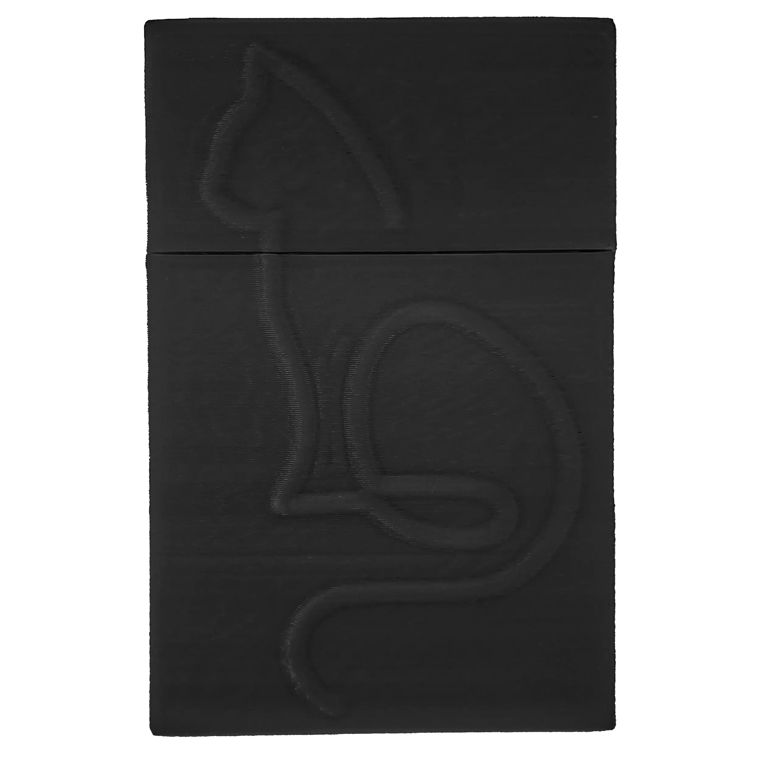 جعبه سیگار دخترانه طرح گربه ساده رنگ مشکی