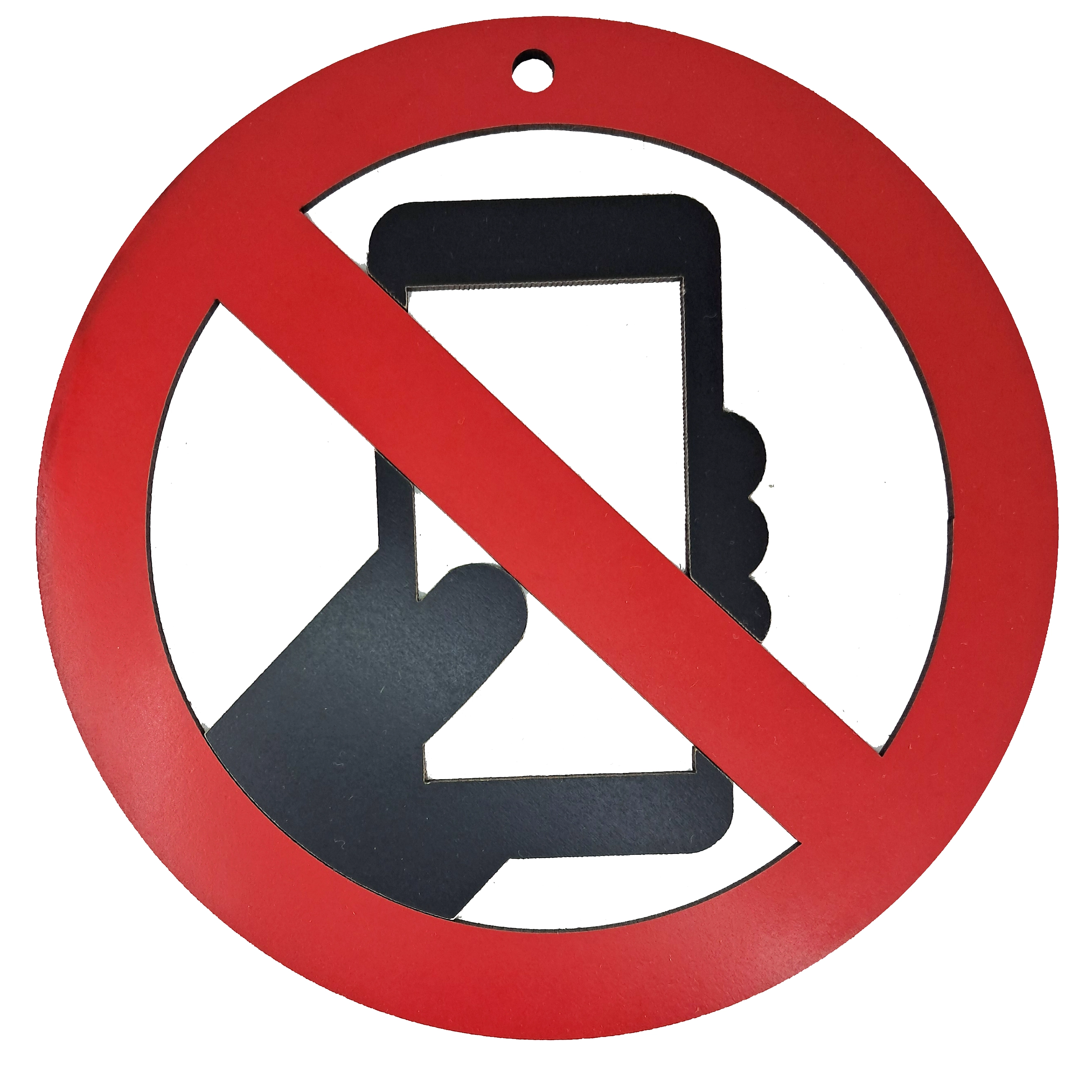 تابلو علامت گوشی ممنوع با امکان خرید تکی و عمده از کاژین