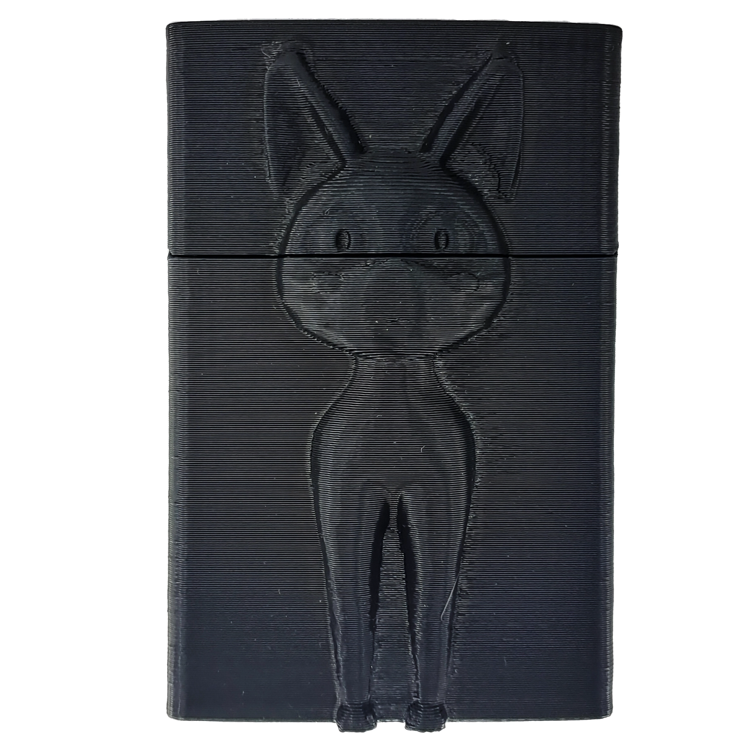 جعبه سیگار طرح گربه سهبعدی مشکی - خرید عمده و تک از فروشگاه کاژین