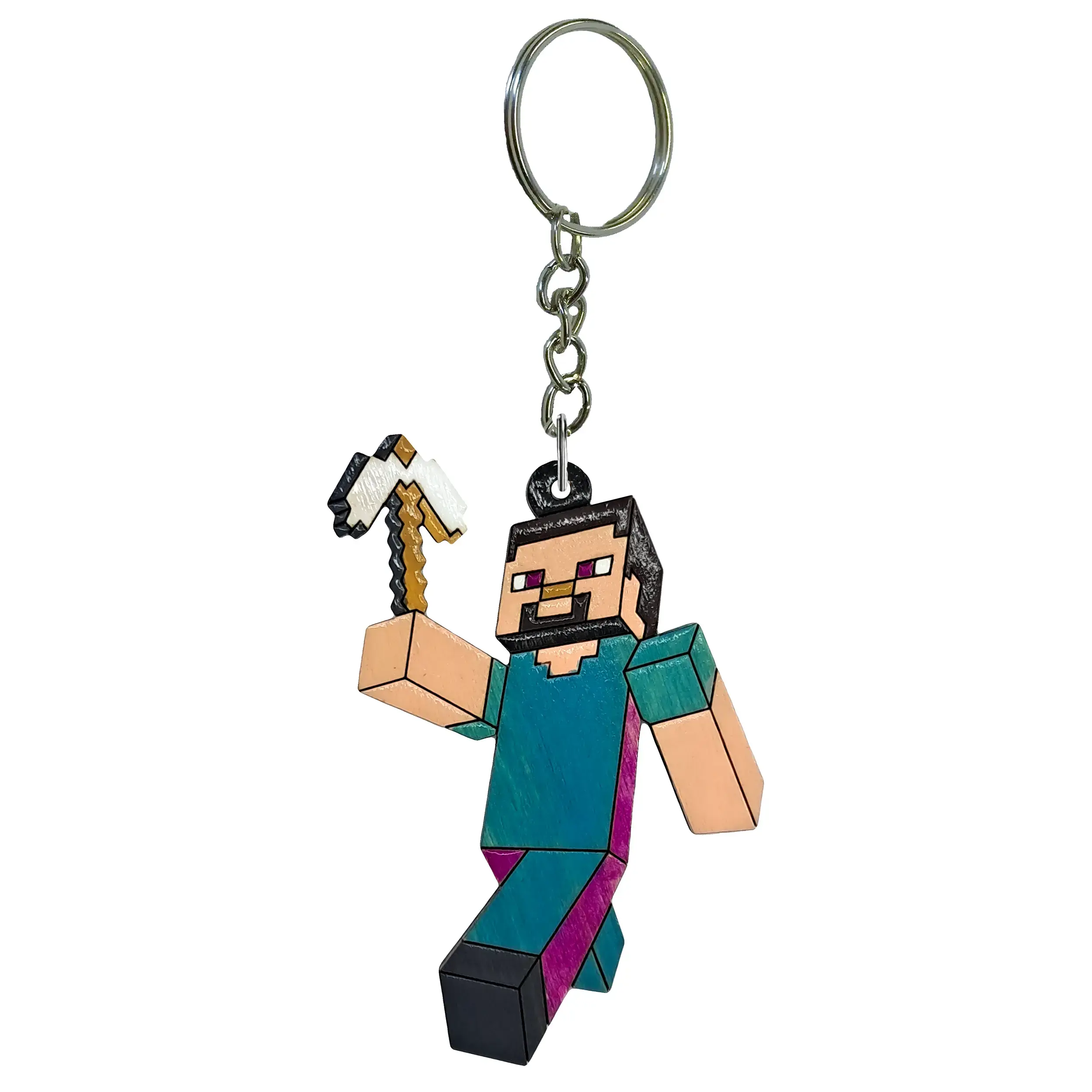 جاکلیدی ماینکرفت چوبی - خرید تکی و عمده از کاژین