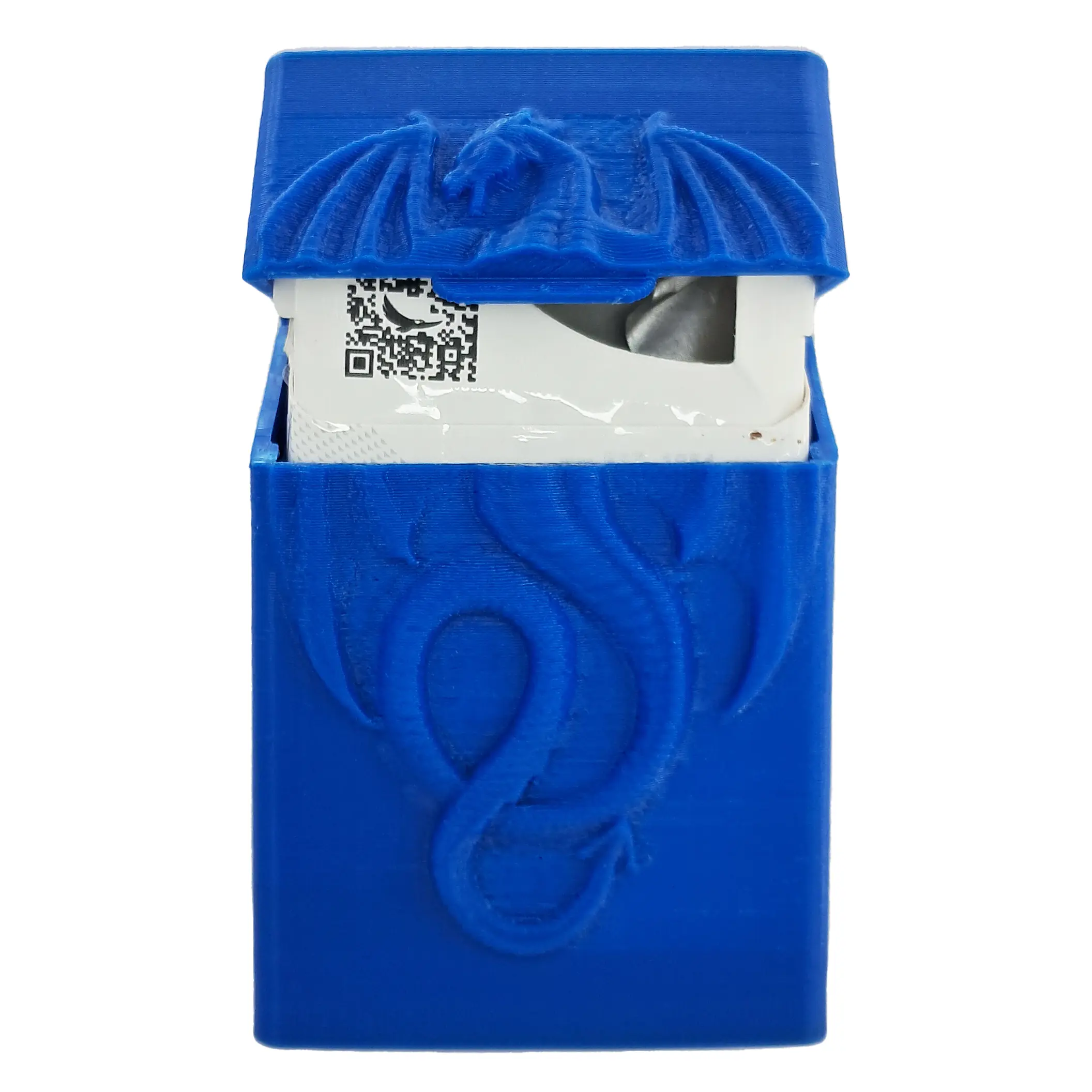 جاسیگاری طرح اژدها با پاکت سیگار بزرگ دخالش و درب نیمه باز