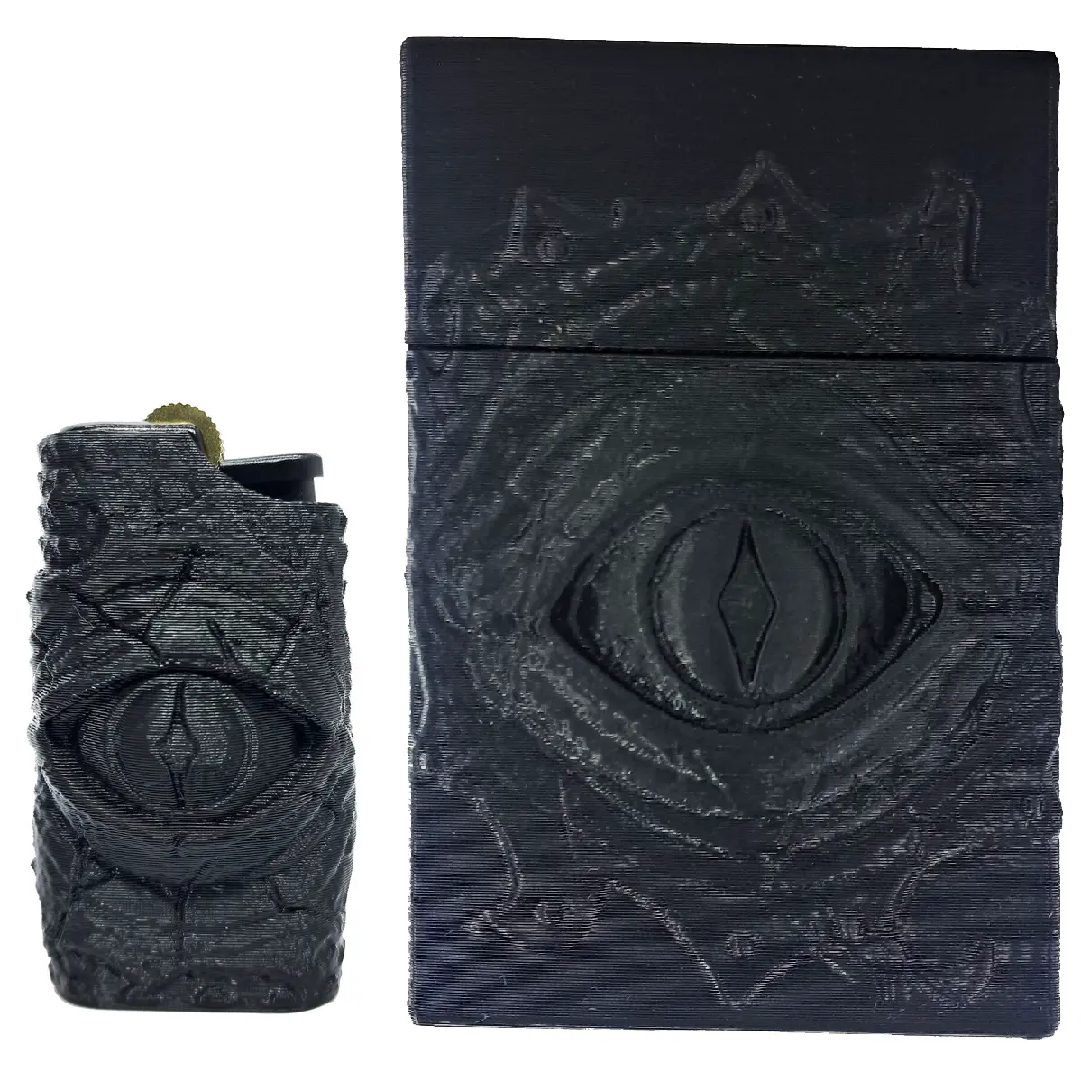 ست جاسیگاری و فندک چشم اژدها - ساده