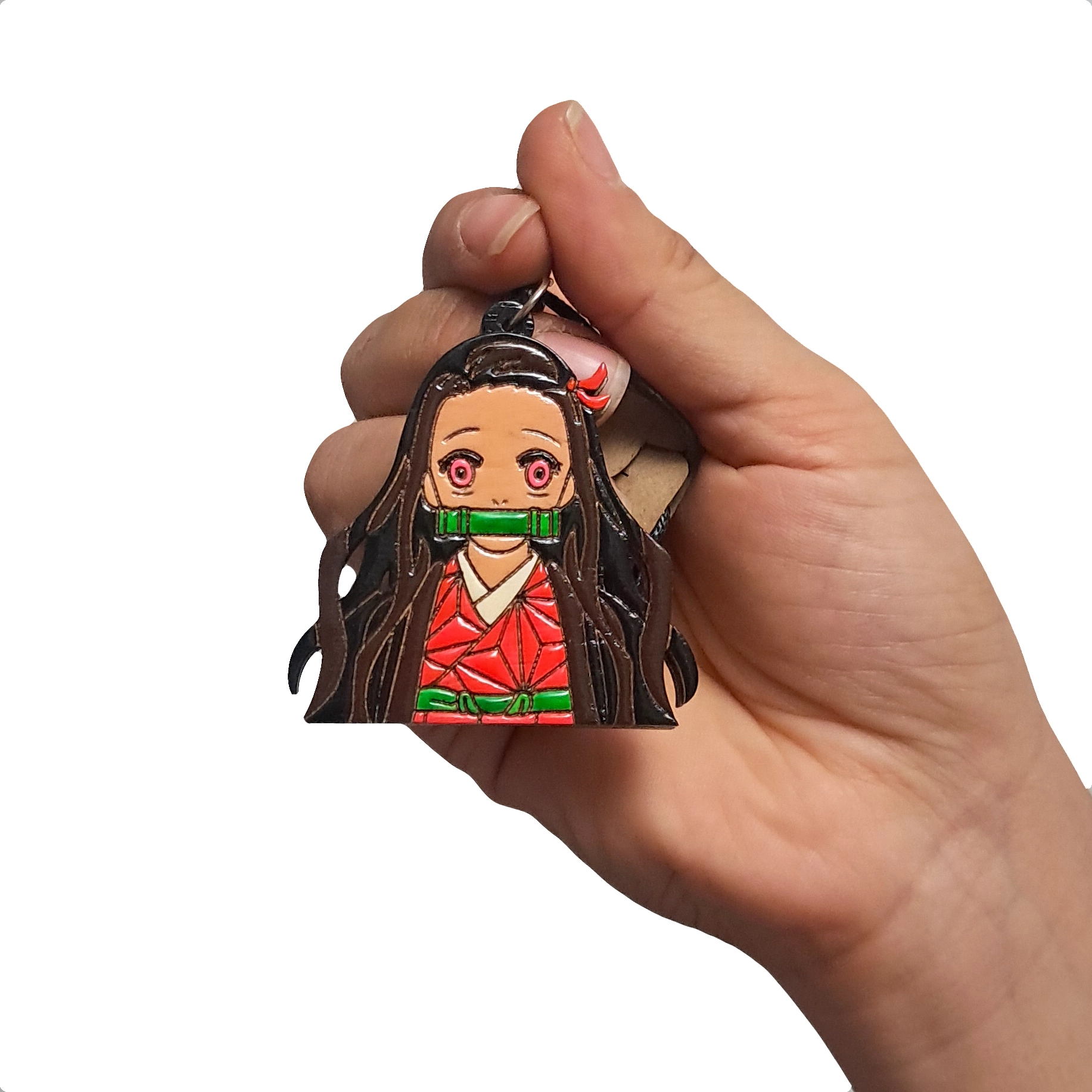 گردنبند طرح نزوکو دست مدل