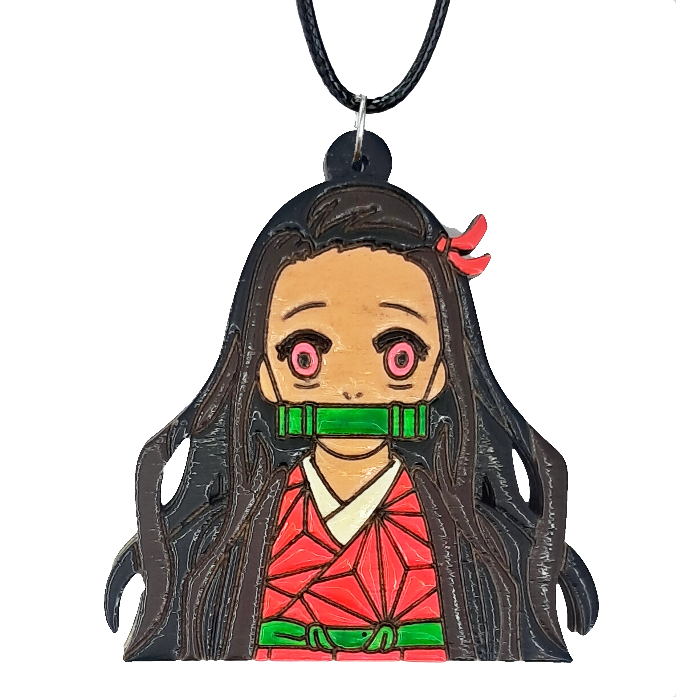 گردنبند دخترانه طرح نزوکو