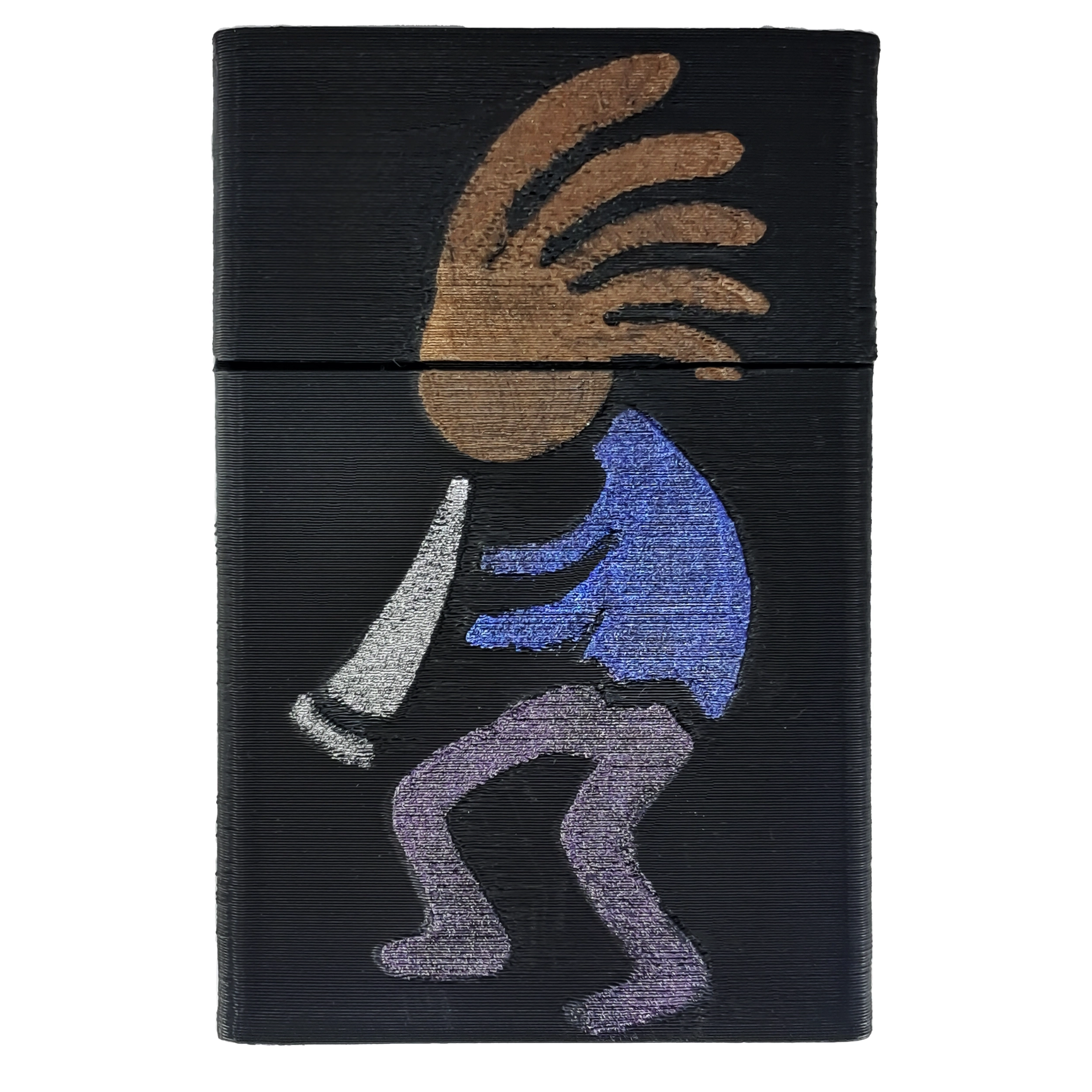 جعبه سیگار طرح شیپور - خرید تکی و عمده جاسیگاری هنری