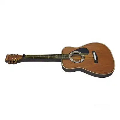 ماکت دکوری طرح گیتار آکوستیک کد m1206، یک ماکت دکوری و رومیزی هنری و مینیاتوری شیک و زیبا برای تزئین خانه و کافه مناسب دوستداران ساز و موسیقی گیتار آکوستیک