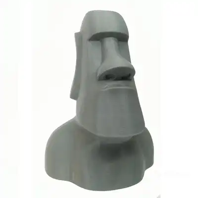 گردنبند و جاکلیدی و سرمدادی مجسمه ایستر کاکا سنگی - پلاستیکی