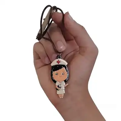 گردنبند دخترانه طرح دکتر و پرستار مدل فانتزی کد b3270