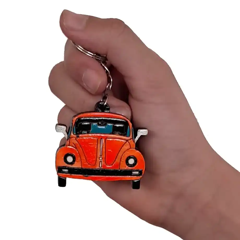 جا کلیدی چوبی بلک لایت طرح ماشین فولکس واگن کد b4297