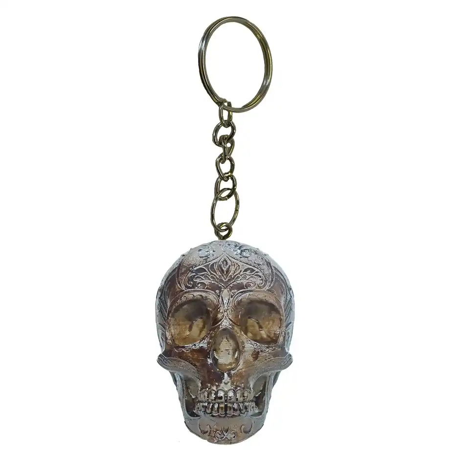 جاکلیدی اسکلتی طرح چوب کد p4119: یک اکسسوری خفن و خاص طرح چوب که از اسکلت جمجه انسان الگو برداری شده و در این فروشگاه میتوانید جا کلیدی طرح اسکلت را با قیمت مناسب بصورت تک و عمده خرید نمایید. هدیه مناسب برای دوستداران طرح اسکلت و علاقهمندان به سبک های گنگ و دارک امکان ست کردن با انواع اکسسوری طرح اسکلت و لوازم و وسایل گنگ
